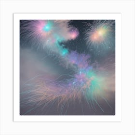 Fireworks In The Sky Art Print