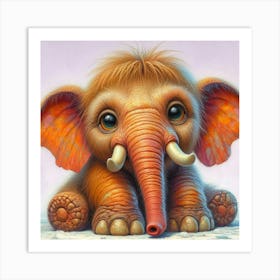 Little Elephant Art Print