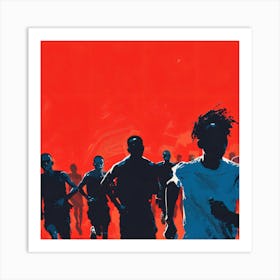 Runner'S Race 5 Art Print