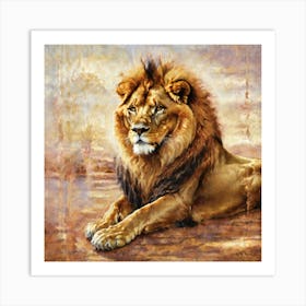 Majestic Lion Art Print