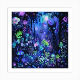 Nocturnal Forest Art Print