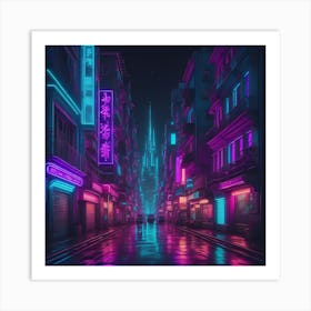 Luminous Metropolis 1 Art Print