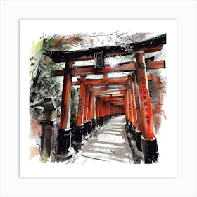 Fushimi Inari Art Print