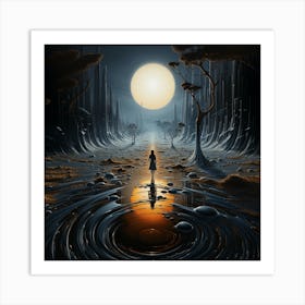 Mystic Moon Visions Art Print
