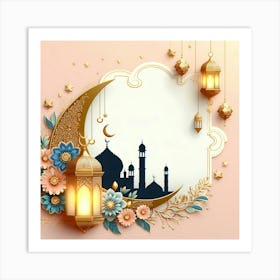 Muslim Holiday Background 3 Art Print