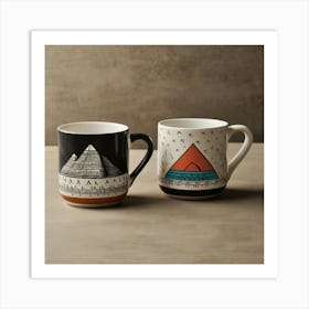 Egyptian Pyramids Art Print