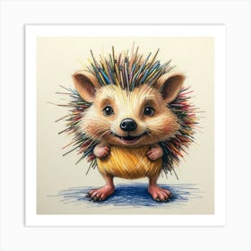 Hedgehog 49 Art Print