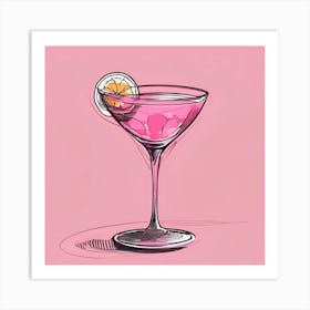 Pink Martini 1 Art Print