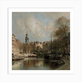 Amsterdam Canal Art Print