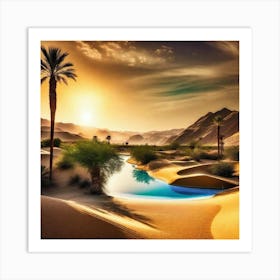 Desert Landscape 12 Art Print