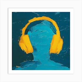 Headphones Art Print