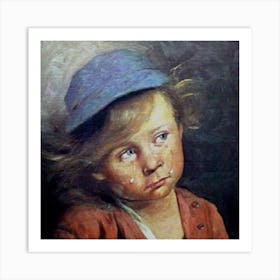 Boy Crying 1 Art Print