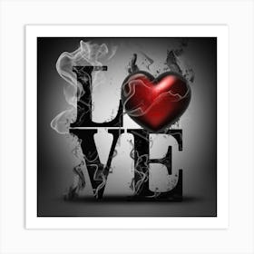 Love art 4 Art Print