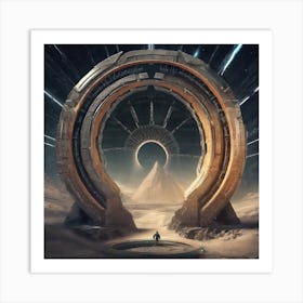 Space Gate Art Print