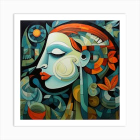 Abstract Of A Woman 4 Art Print