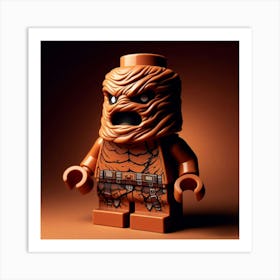 Clayface from Batman in Lego style 1 Art Print