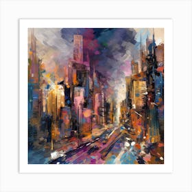 Cityscape 25 Art Print