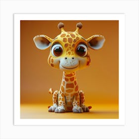 Giraffe 79 Art Print