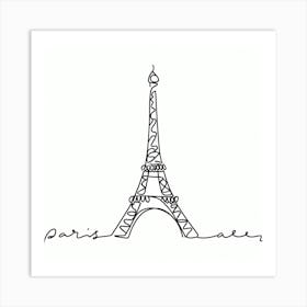 Paris Eiffel Tower 24 Art Print