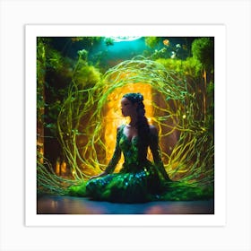 Beautiful woman 17 Art Print