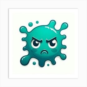 Swine Flu Vector Illustration Art Print