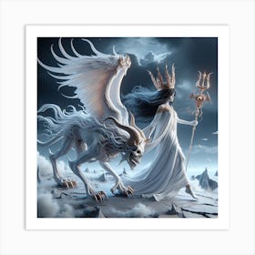 Demon Ghost Art Print