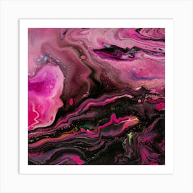 Pink Nebula Art Print