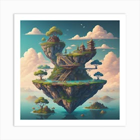 Floating Impossibility Art Print