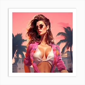 Grand theft auto Amanda Cerny Art Print