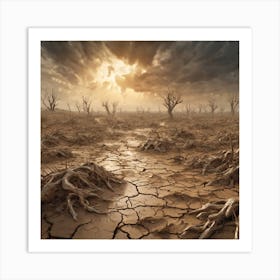 Dry Land 18 Art Print