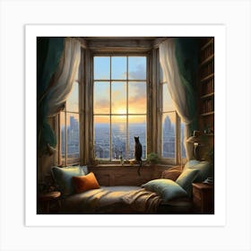 London Cityscape Art Print