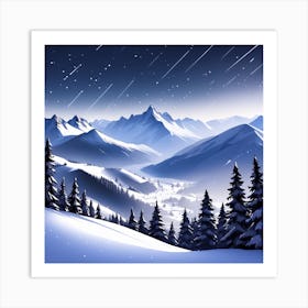 Winter Landscape 35 Art Print