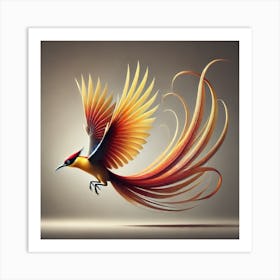 Phoenix Bird 1 Art Print