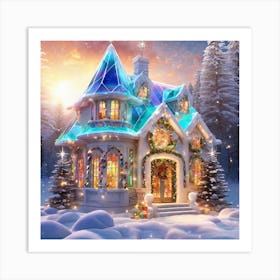 Christmas House 43 Art Print