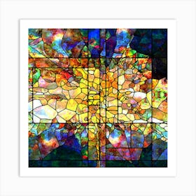 Stained Glass Window Art Print