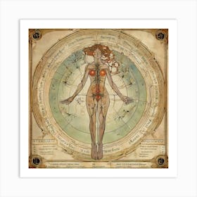 Nouveau Anatomy Series - 3 Art Print