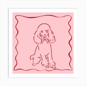 Poodle Art Print