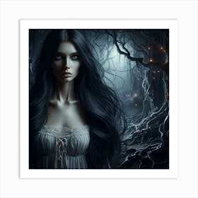 Dark Fairy 1 Art Print