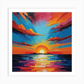 Sunset 1 Art Print