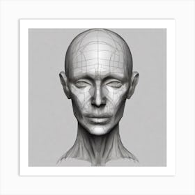 Head Of A Woman 2 Art Print