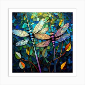 Dragonflies 38 Art Print