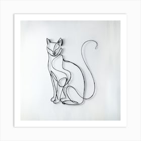 Cat Wall Art Art Print