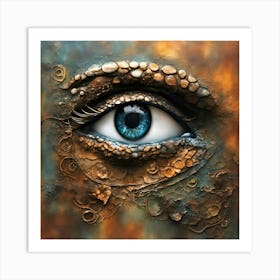 Eye design Art Print