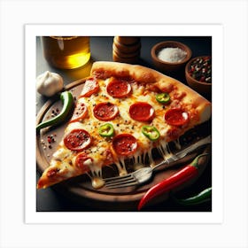 Pizza28 Art Print