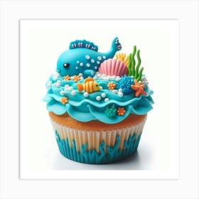 Under The Sea Cupcake Art Print