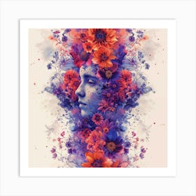 Flower Painting 1 Art Print