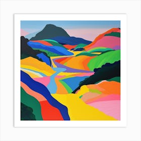 Abstract Travel Collection South Korea 5 Art Print