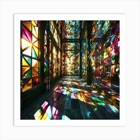 Stained Glass Art Print