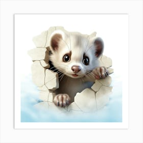 Ferret 3 Art Print