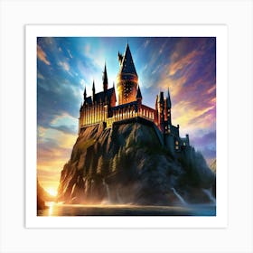 Hogwarts Castle 23 Art Print